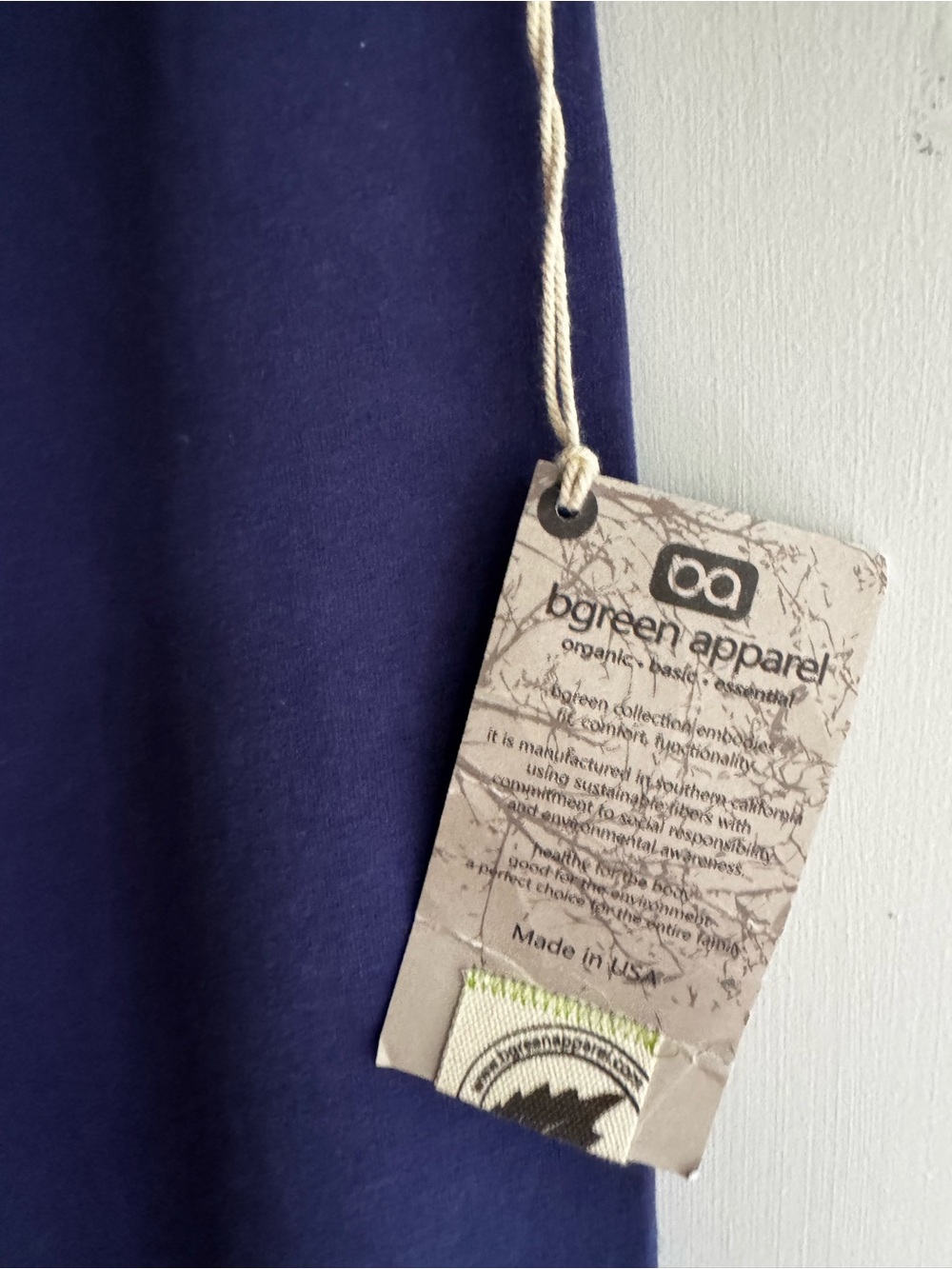 BGREEN Organic Cotton Yoga Pants  - Purple  XS - NWT - Picture 2 of 11